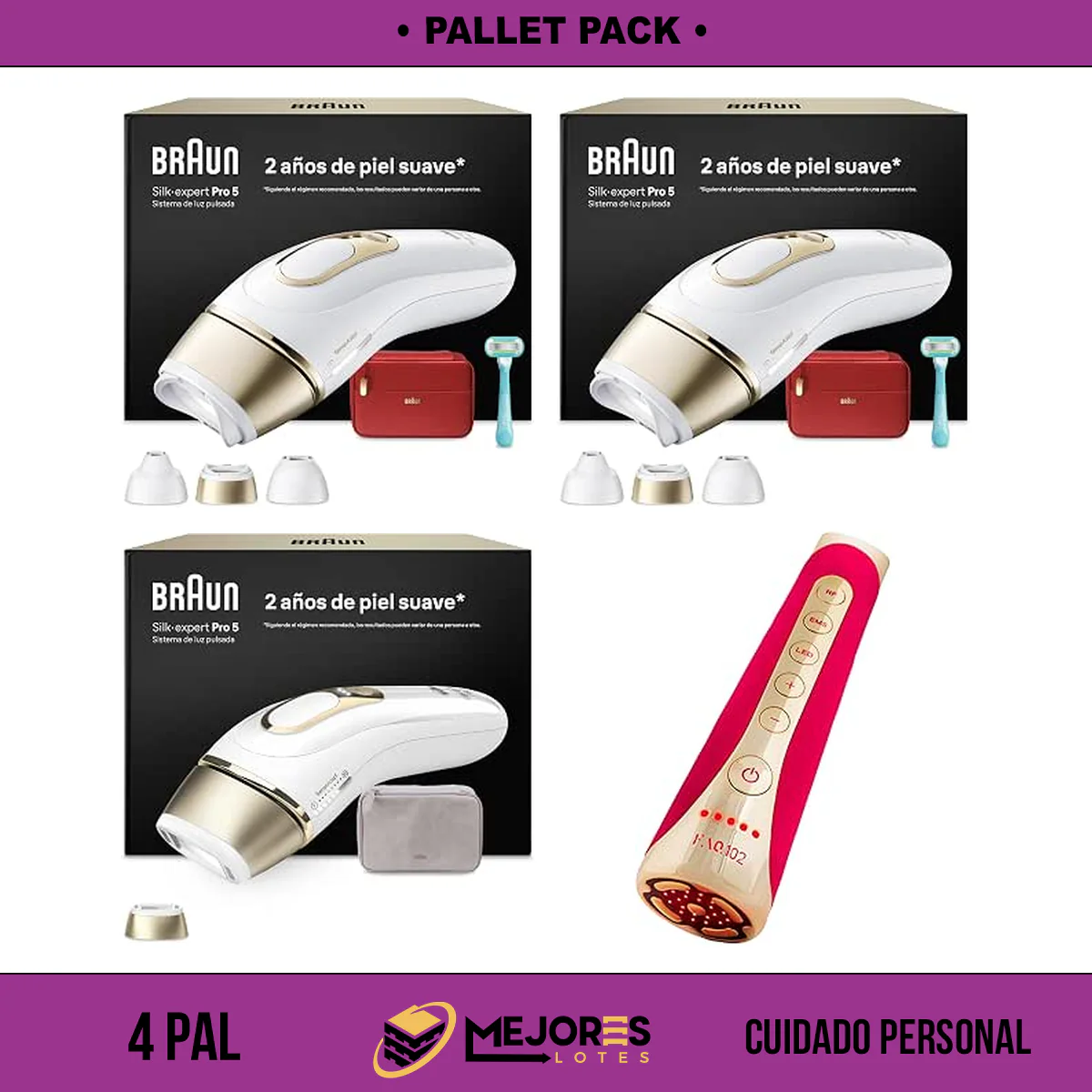 Pallet de 909 Productos de Cuidado Personal Sin Revisar