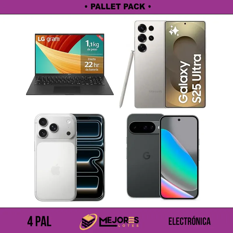 Pallet de 344 Electrónica Sin Revisar
