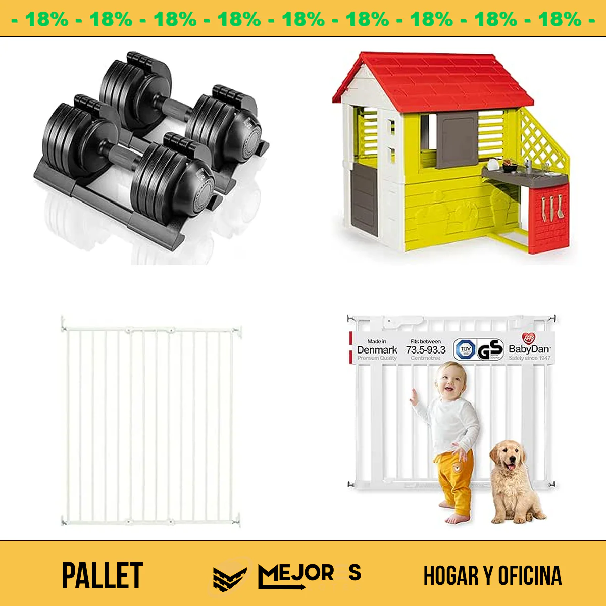 Pallet de 15 Items Sin Revisar, Hogar y Oficina