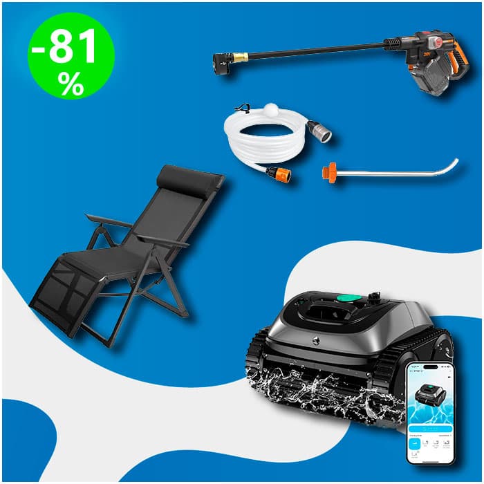 Pallet de 23 productos de Piscina y Jardín Sin Revisar