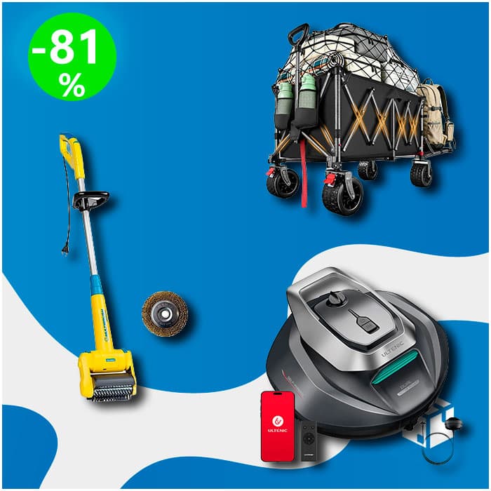 Pallet de 27 productos de Piscina y Jardín Sin Revisar