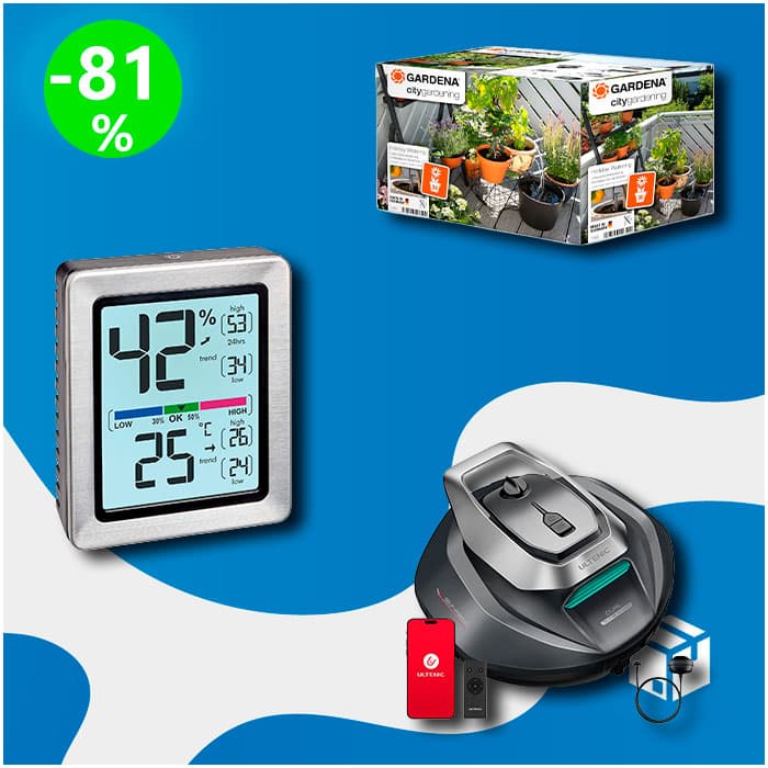 Caja de 20 productos de Piscina y Jardín Sin Revisar