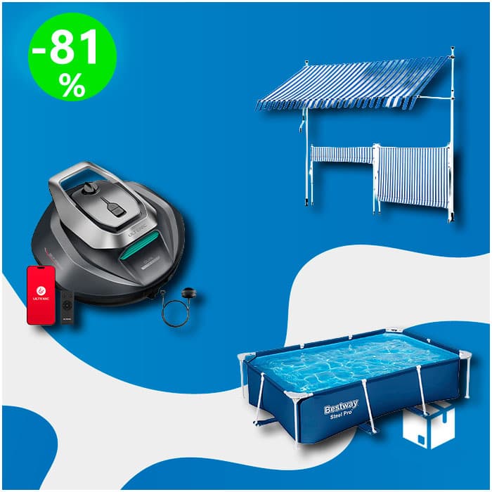 Pallet de 25 productos de Piscina y Jardín Sin Revisar