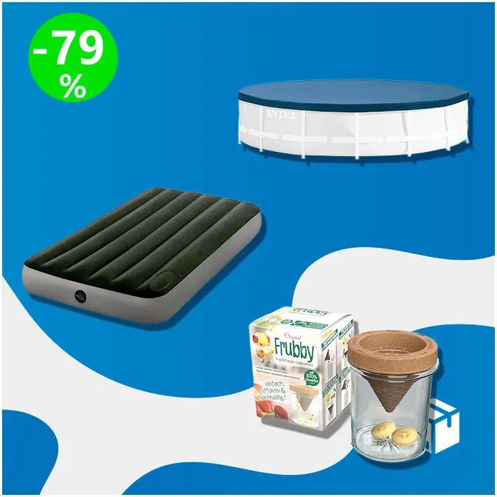 Caja de 34 Productos de Jardín Sin Revisar