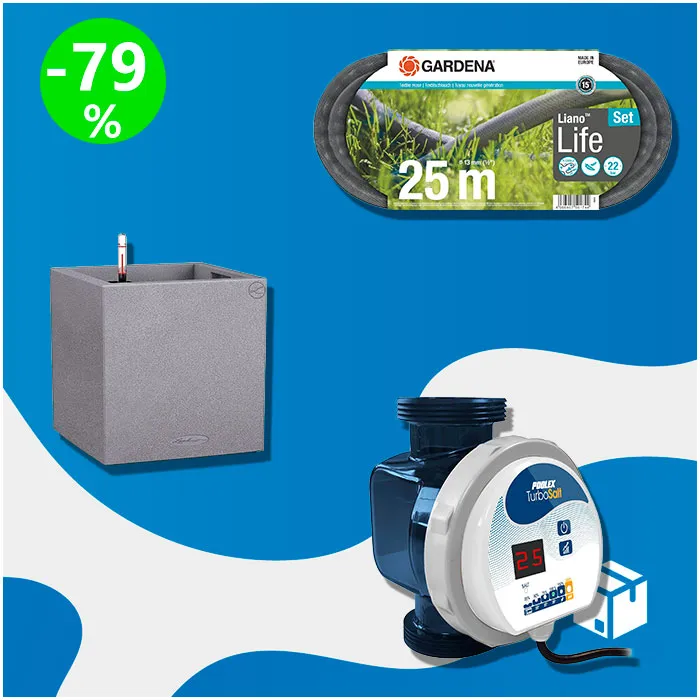 Caja de 18 Productos de Piscina y Jardín Sin Revisar