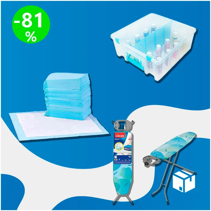 Palé de 61 Productos de Hogar Sin Revisar