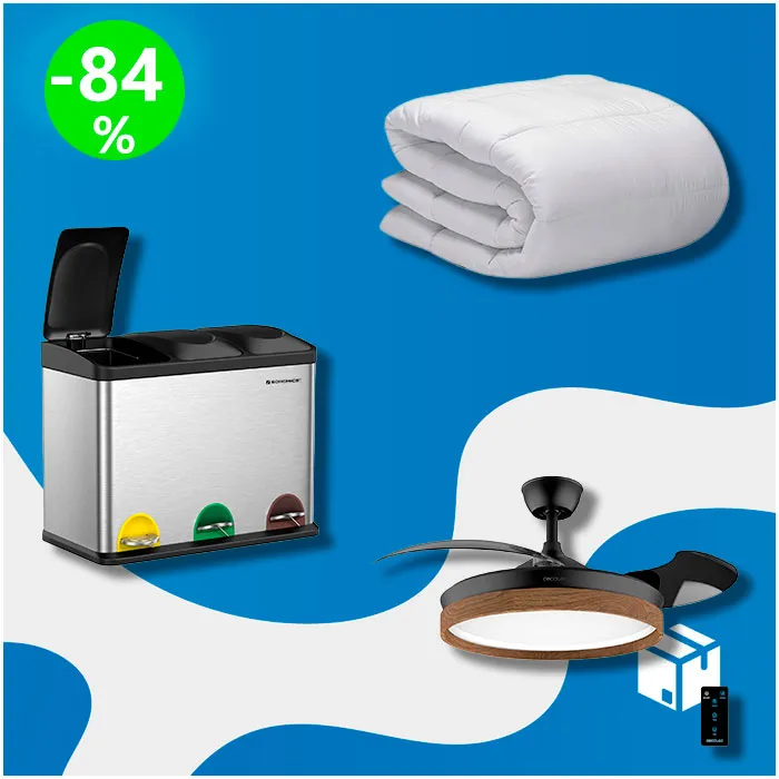 Palete de 34 Produtos de Casa Não Revistos