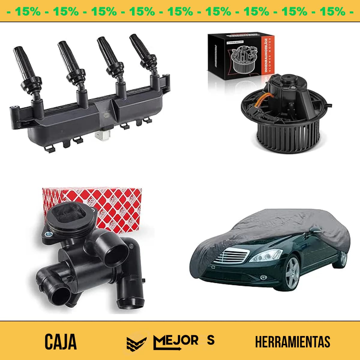 Caja de 15 Herramientas Sin Revisar