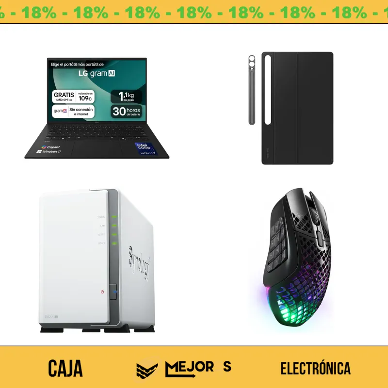 Caja de 104 Electrónica Sin Revisar