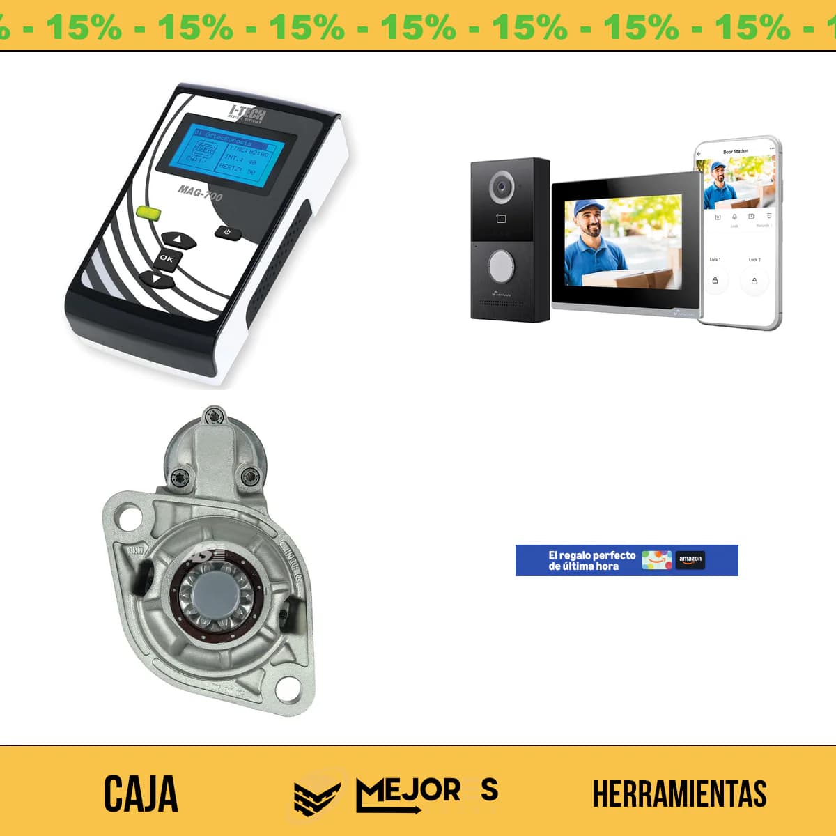 Caja de 61 Herramientas Sin Revisar