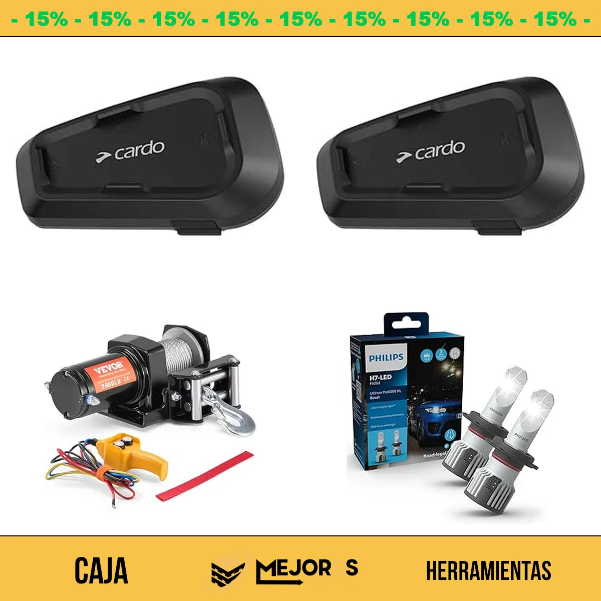 Caja de 35 Herramientas Sin Revisar