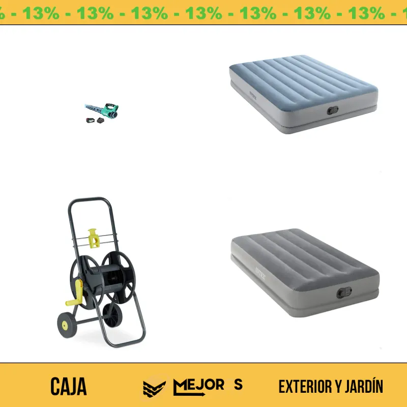 Caja de 8 Items Sin Revisar, Exterior y Jardín