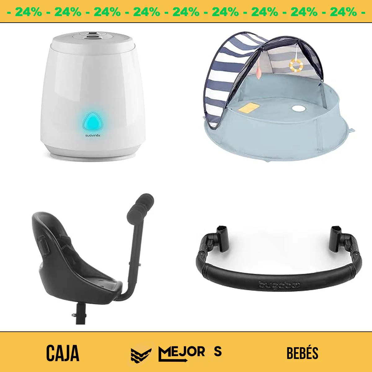 Caja de 16 Artículos para Bebé Sin Revisar
