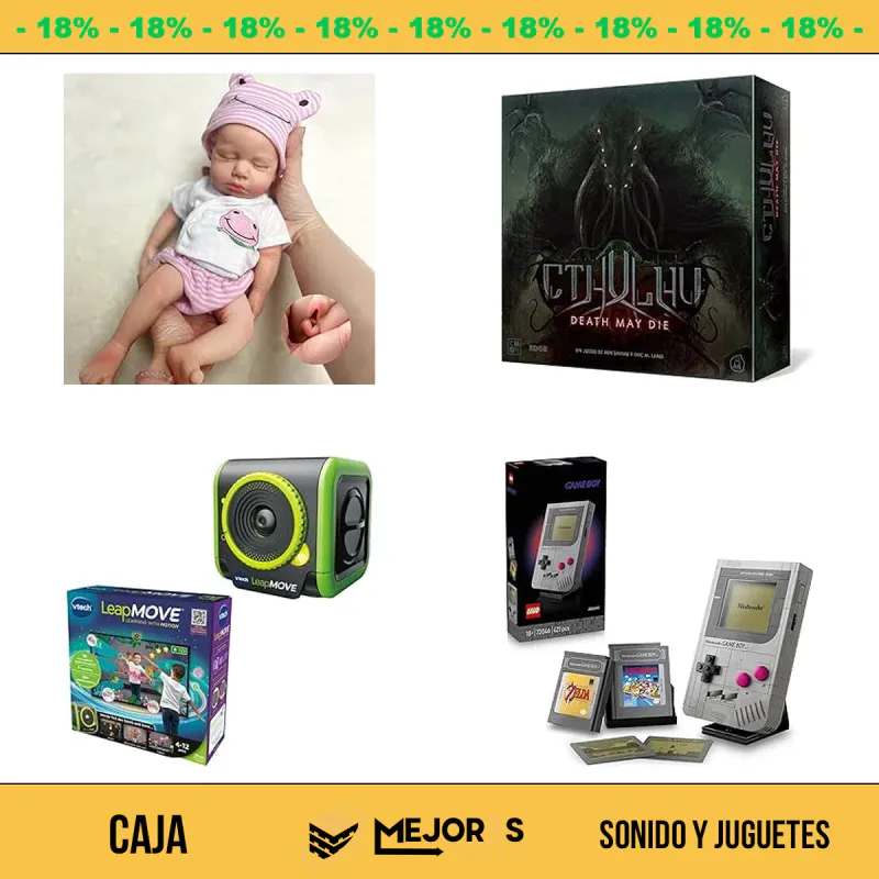 Caja de 28 Items Sin Revisar, Sonido y Juguetes