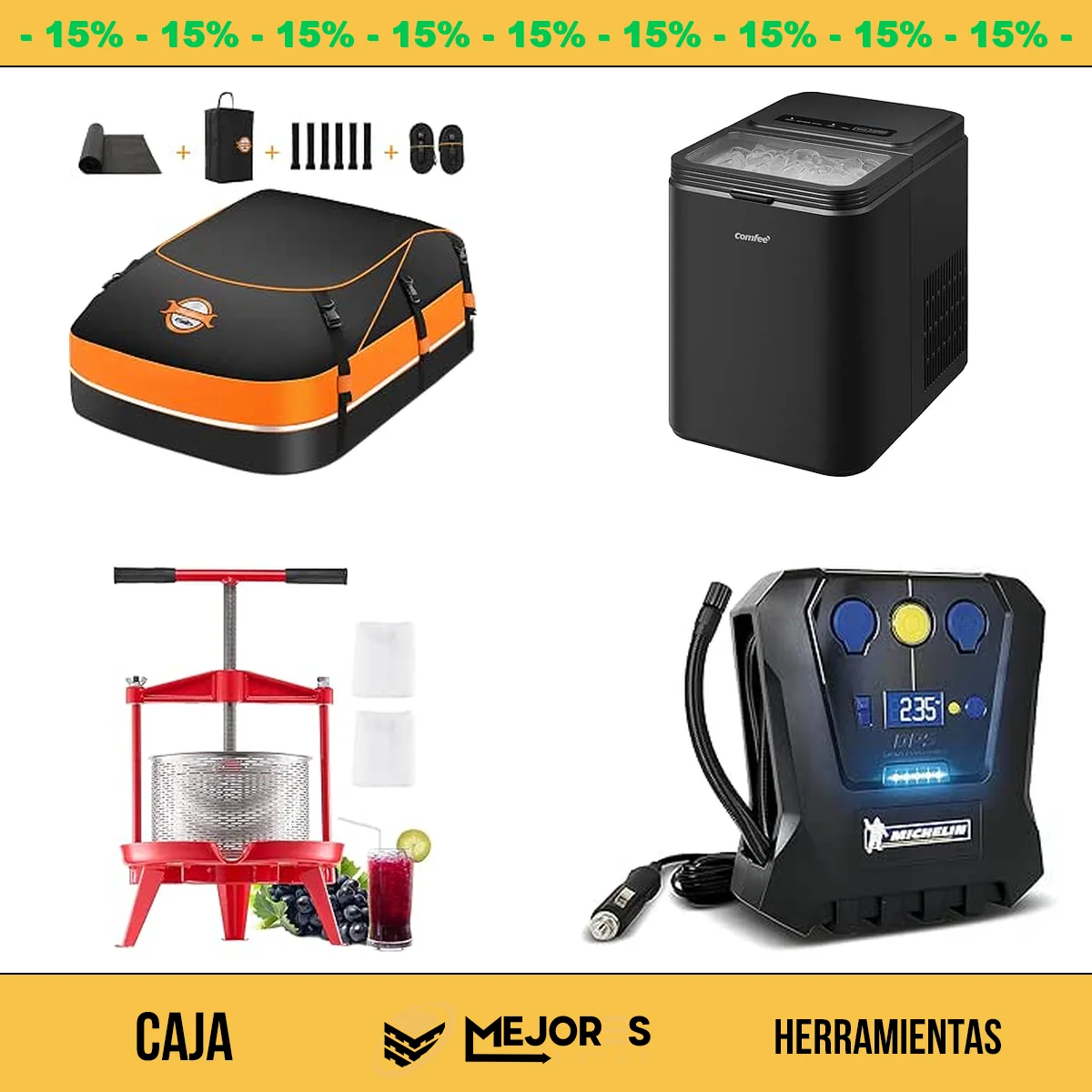 Caja de 14 Herramientas Sin Revisar