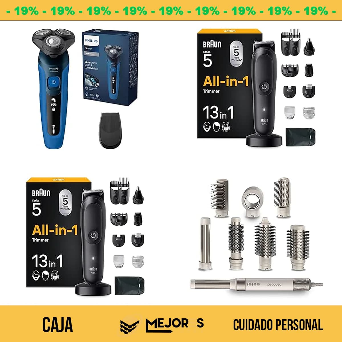 Caja de 35 Items Sin Revisar, Cuidado Personal