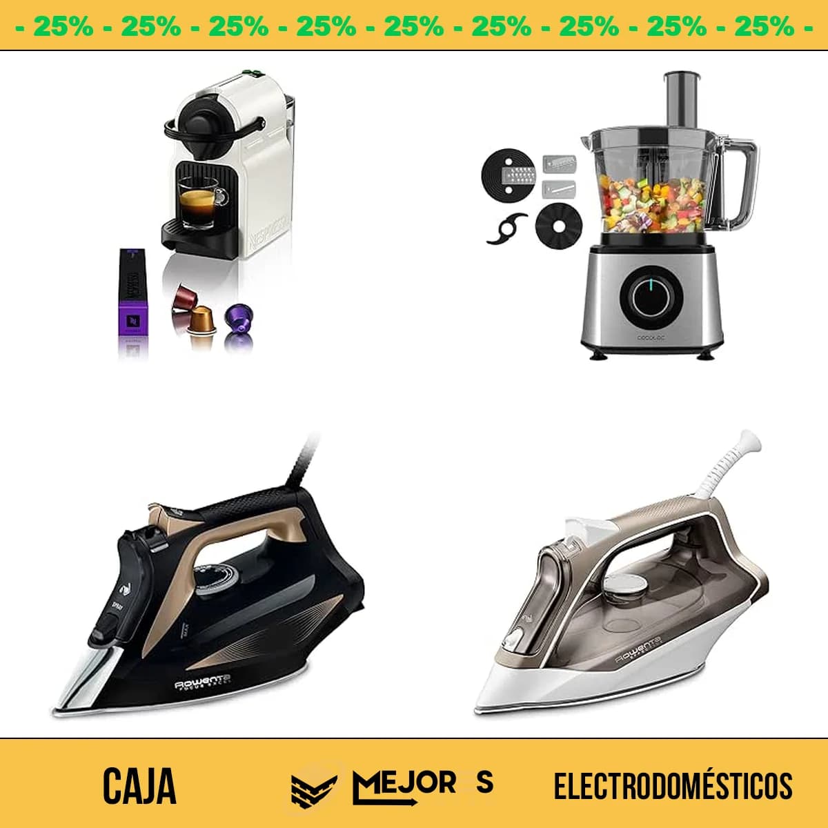 Caja de 9 Electrodomésticos Sin Revisar