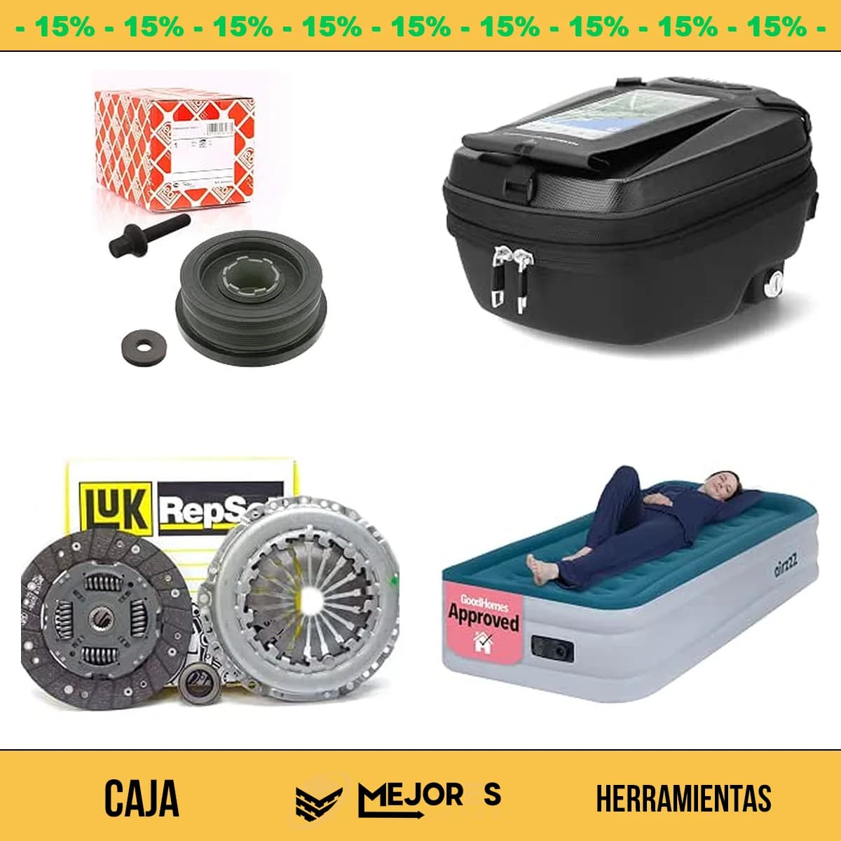 Caja de 24 Herramientas Sin Revisar