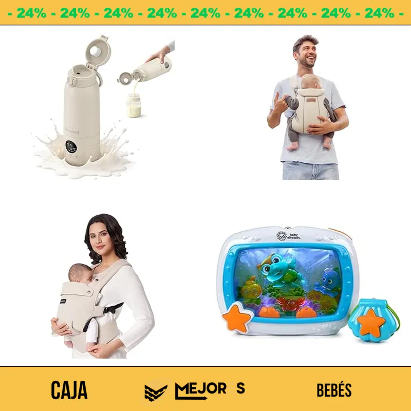 Caja de 11 Artículos de Bebé Sin Revisar