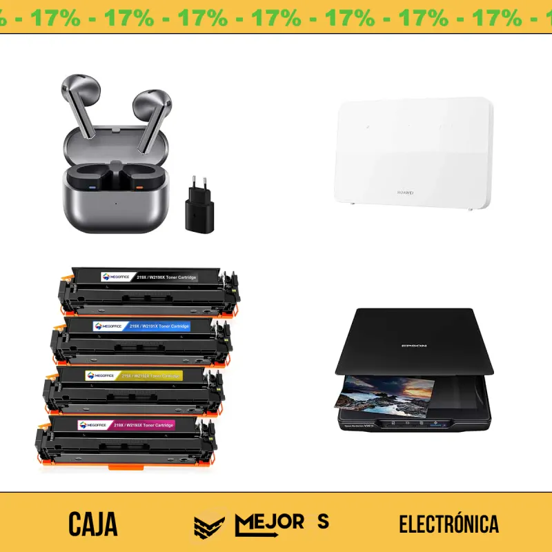 Caja de 57 Electrónica Sin Revisar