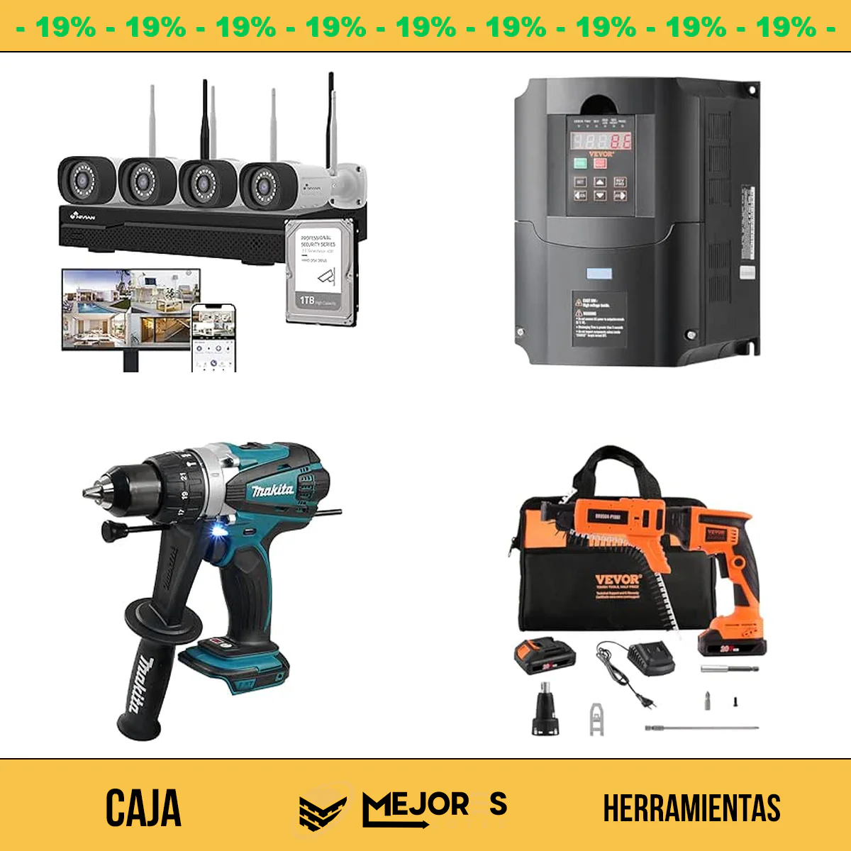 Caja de 23 Herramientas Sin Revisar