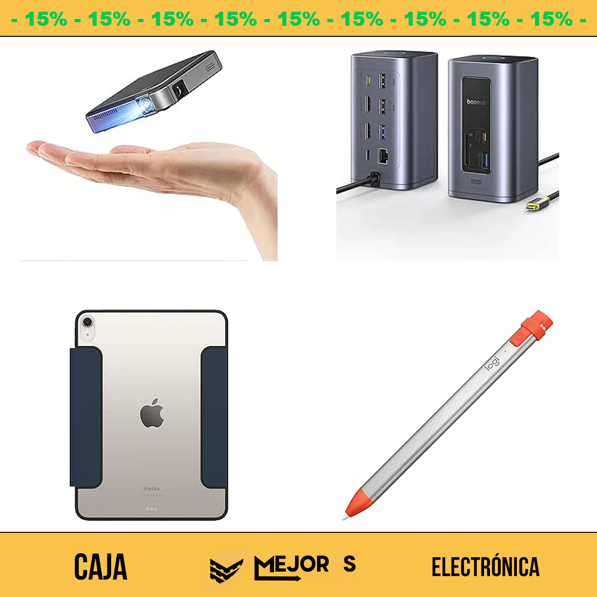 Caja de 36 Electrónica Sin Revisar