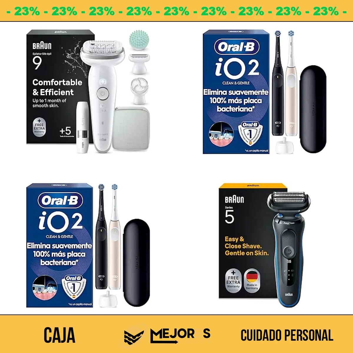 Caja de 33 Cuidado Personal Sin Revisar