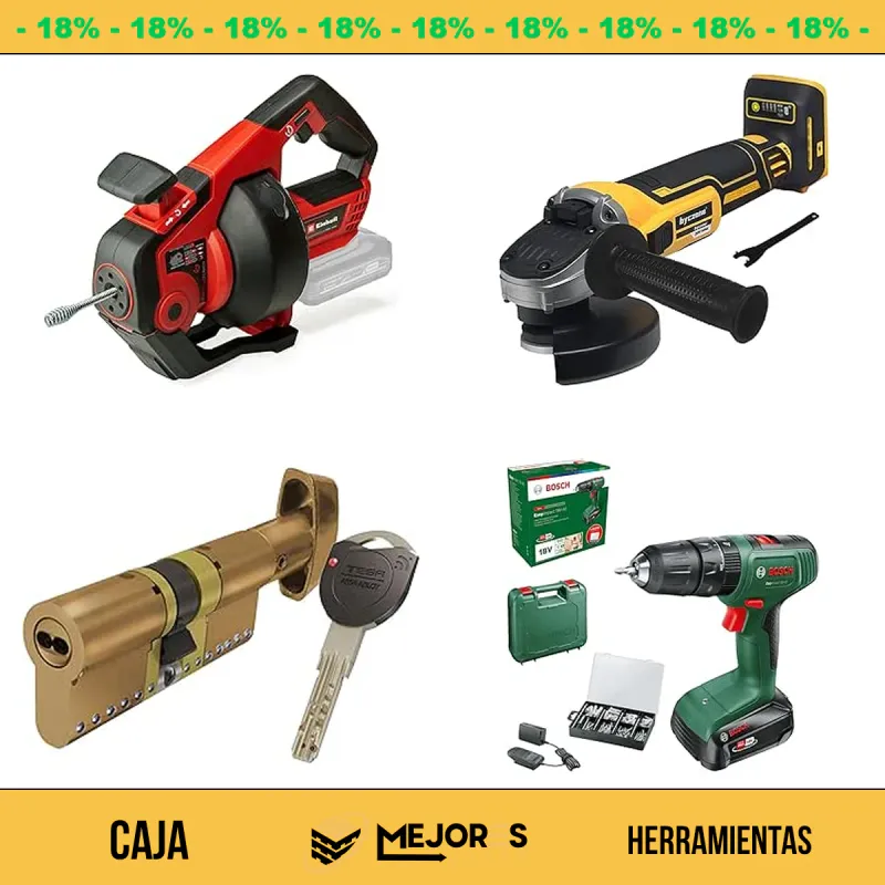 Caja de 19 Herramientas Sin Revisar
