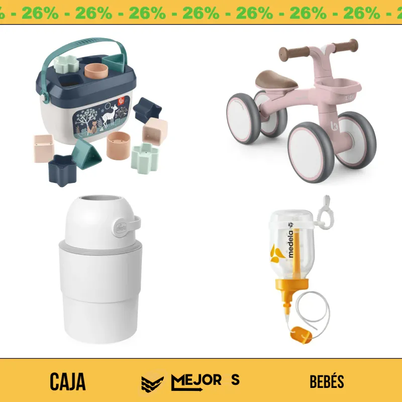 Caja de 25 Artículos de Bebé Sin Revisar
