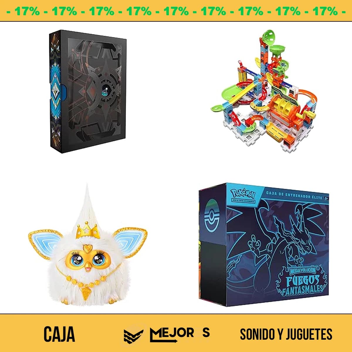 Caja de 41 Items Sin Revisar, Sonido y Juguetes