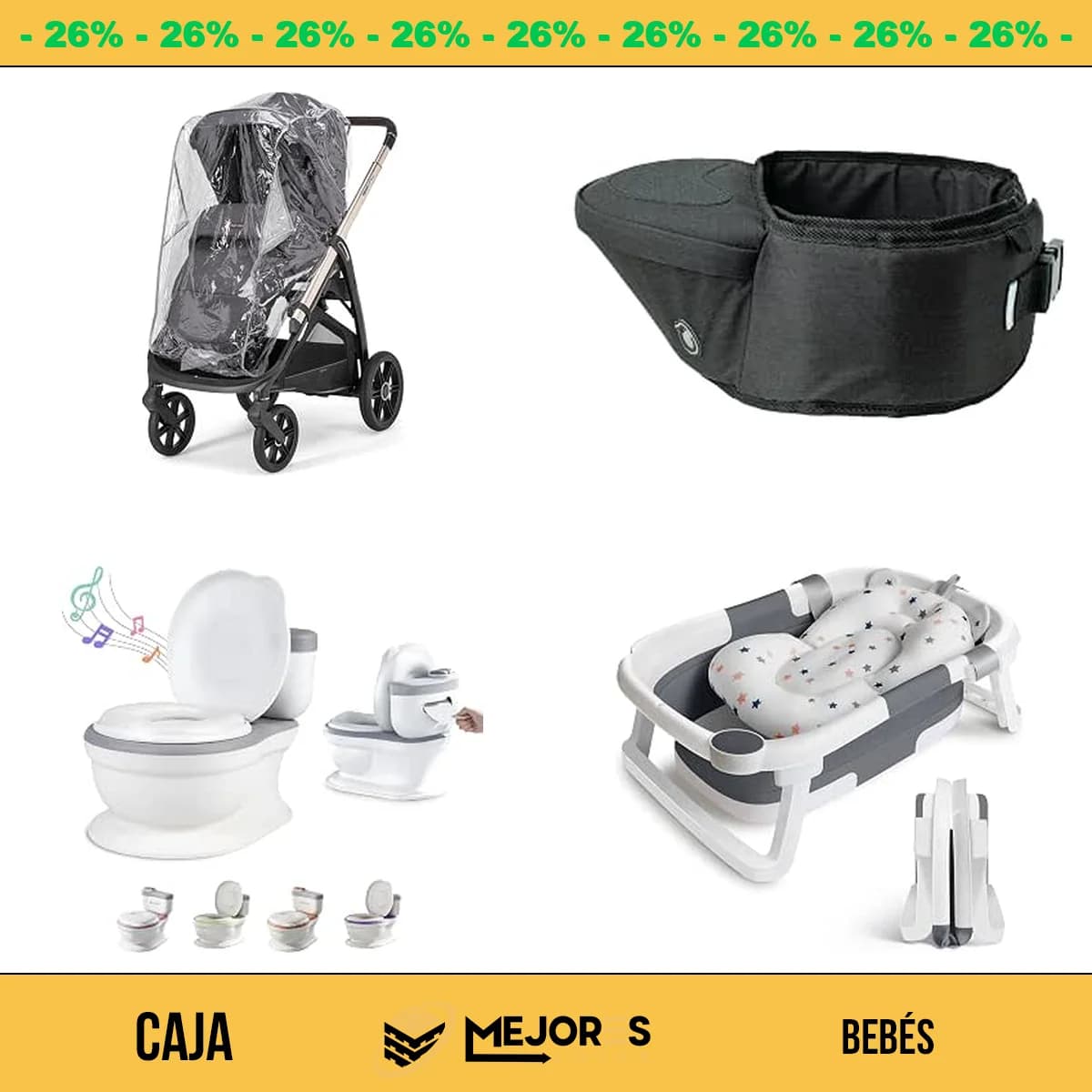 Caja de 15 Artículos para Bebé Sin Revisar