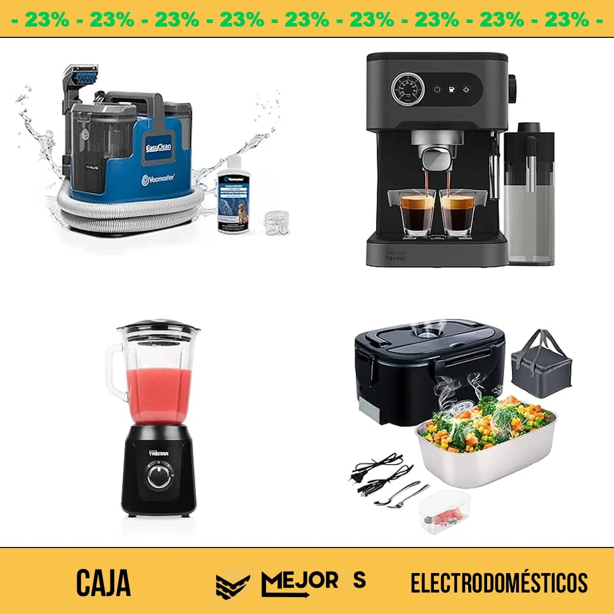 Caja de 23 Electrodomésticos Sin Revisar