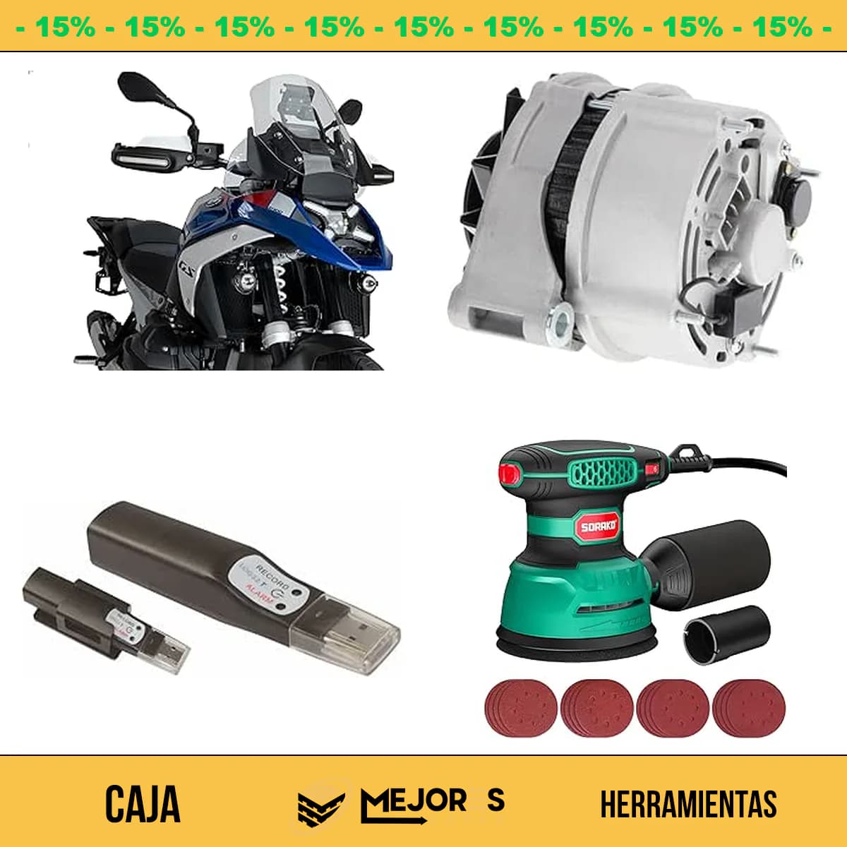 Caja de 20 Herramientas Sin Revisar