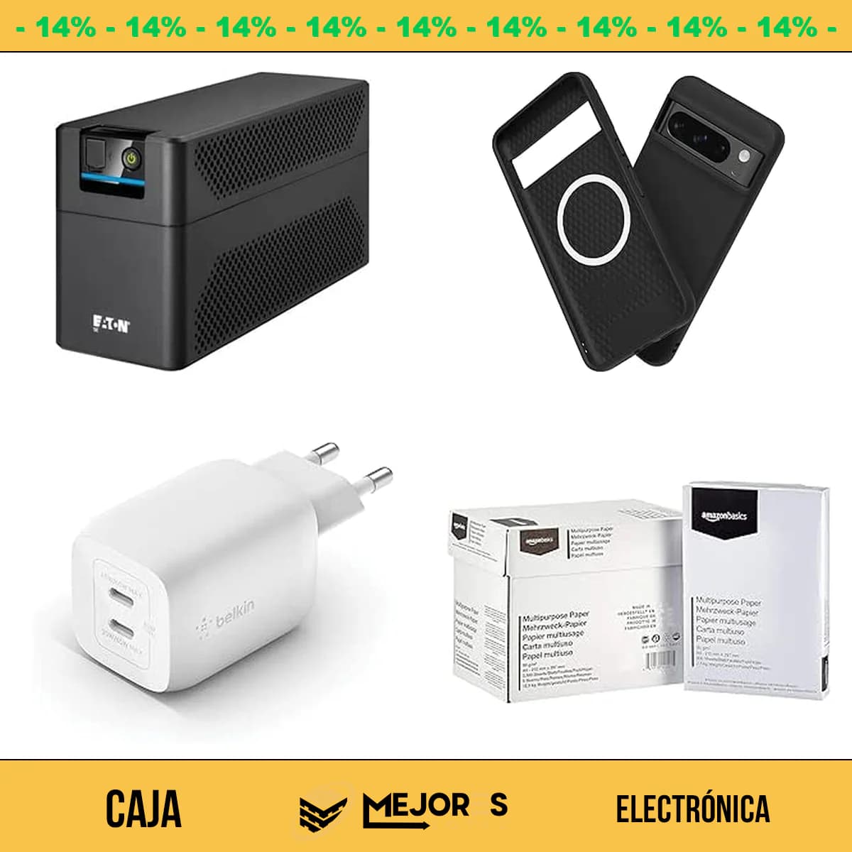 Caja de 28 Electrónica Sin Revisar