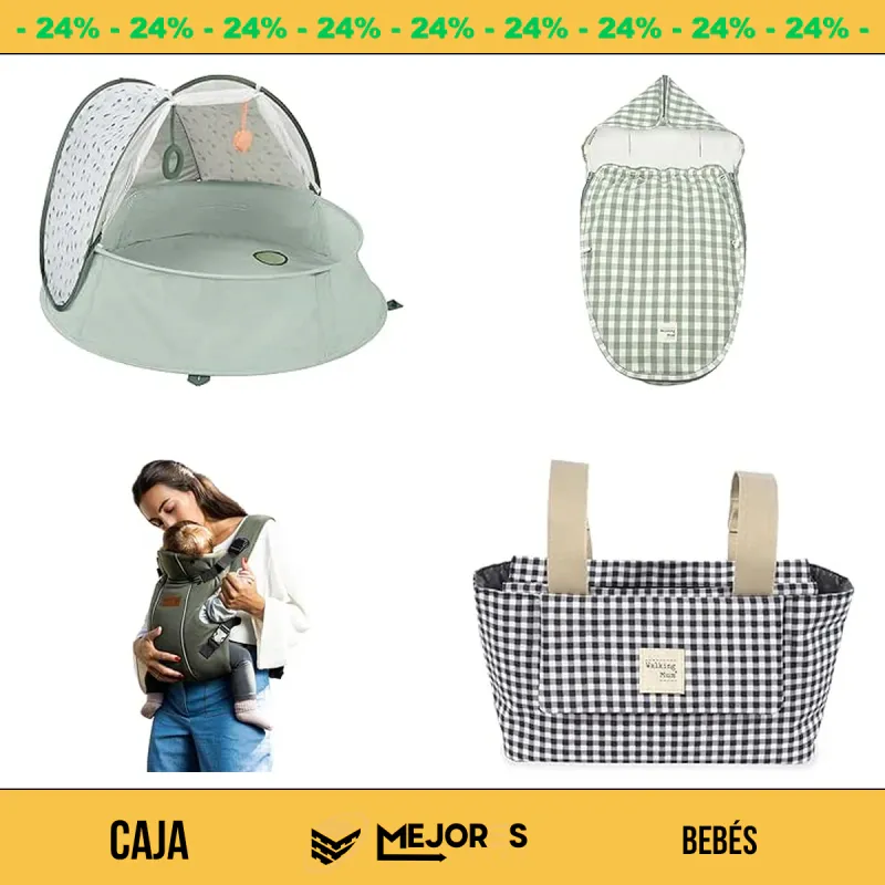 Caja de 17 Artículos de Bebé Sin Revisar