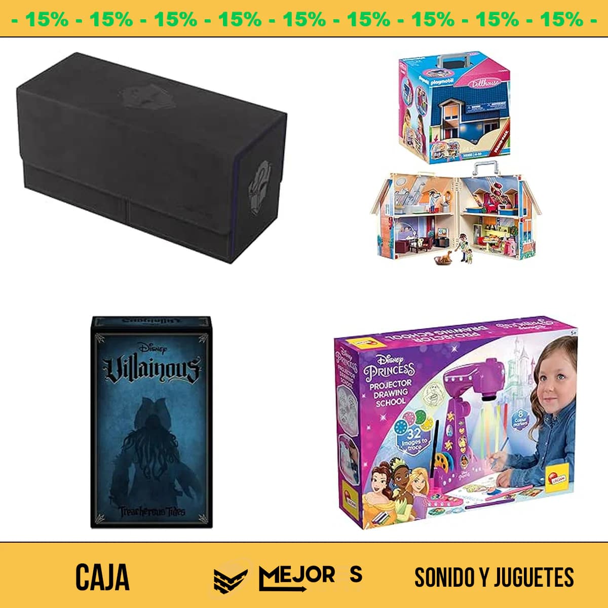 Caja de 23 Items Sin Revisar, Sonido y Juguetes