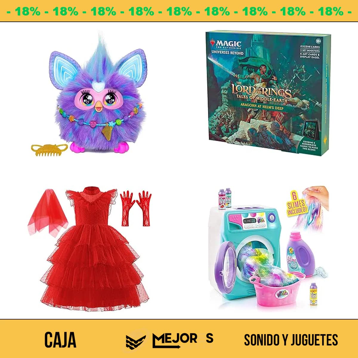 Caja de 38 Items Sin Revisar, Sonido y Juguetes