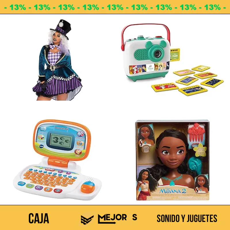 Caja de 23 Items Sin Revisar, Sonido y Juguetes