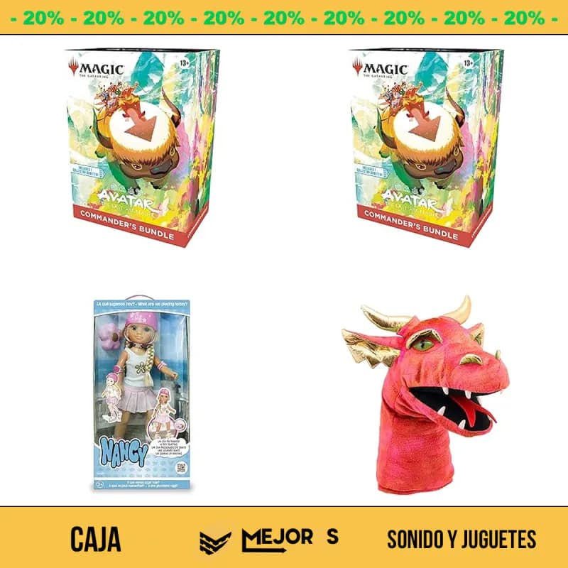 Caja de 28 Items Sin Revisar, Sonido y Juguetes