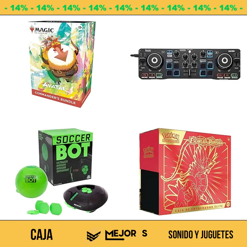 Caja de 44 Items Sin Revisar, Sonido y Juguetes