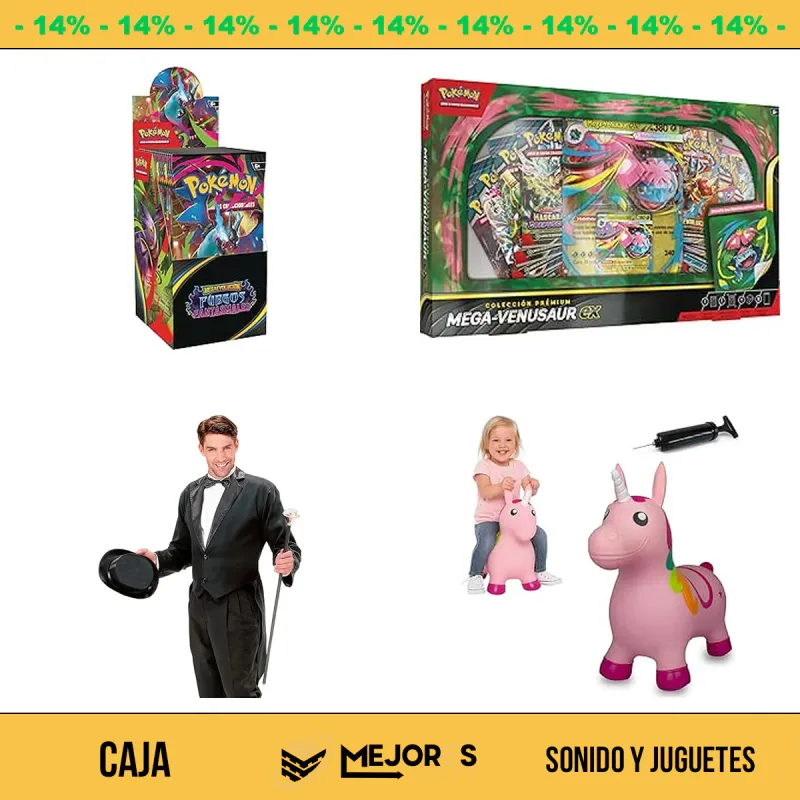 Caja de 28 Items Sin Revisar, Sonido y Juguetes