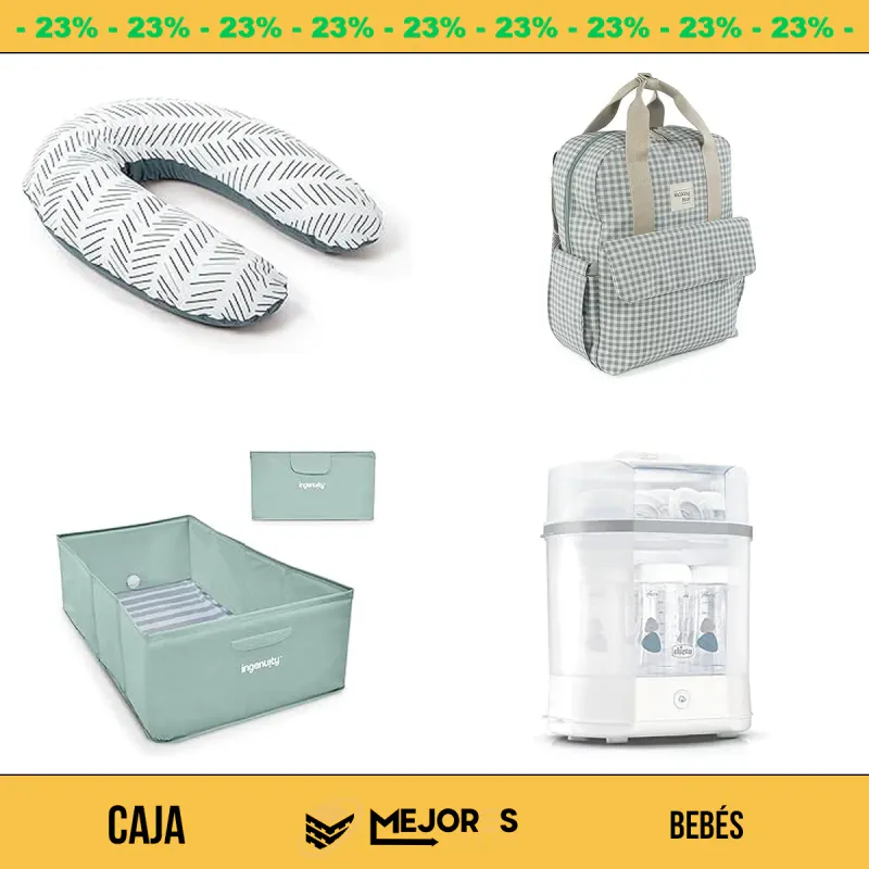 Caja de 18 Artículos de Bebé Sin Revisar