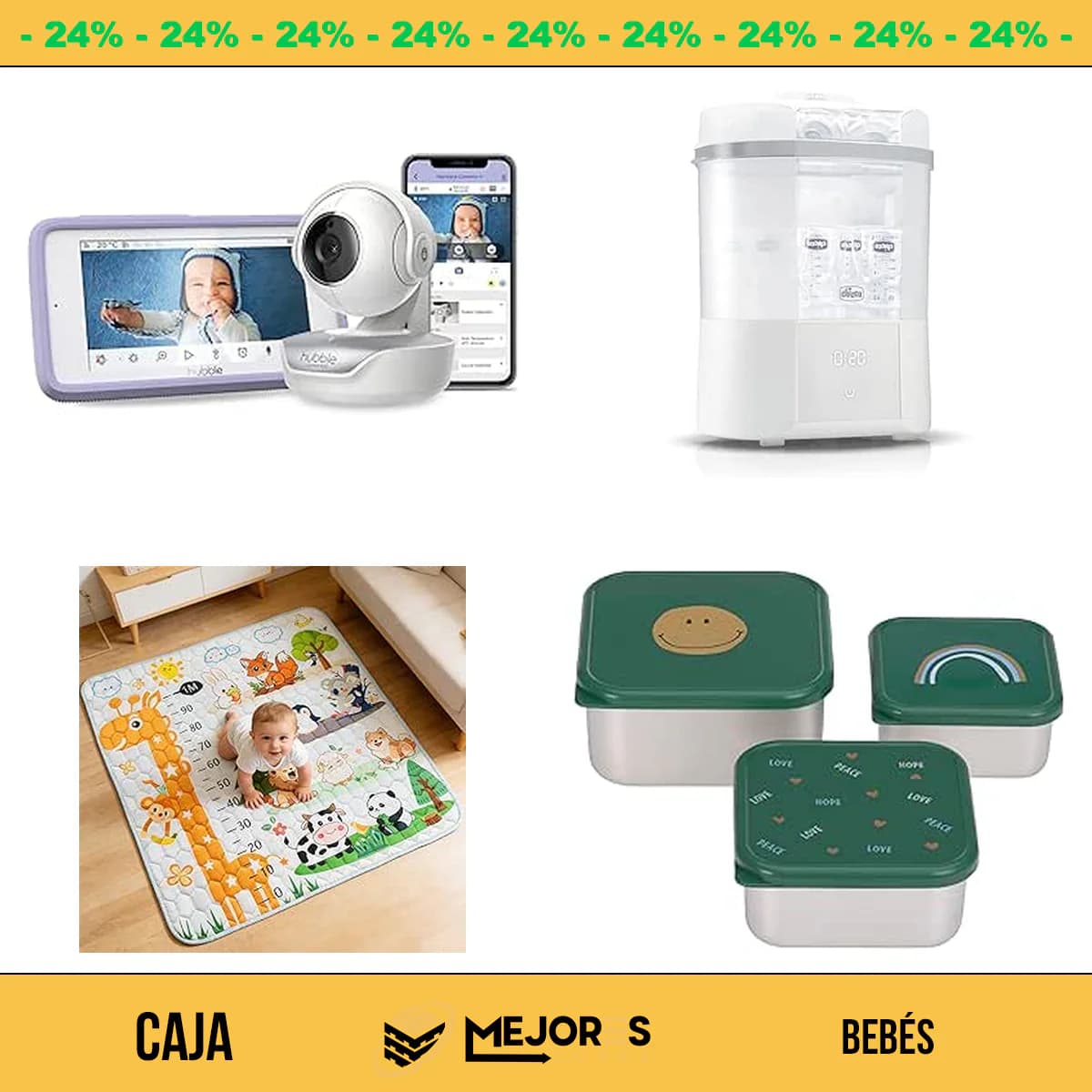 Caja de 17 Artículos de Bebé Sin Revisar