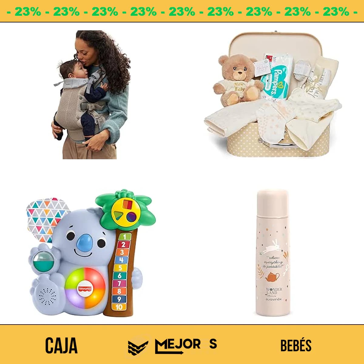 Caja de 26 Artículos de Bebé Sin Revisar