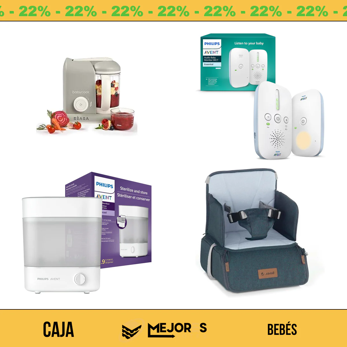 Caja de 19 Artículos para Bebé Sin Revisar