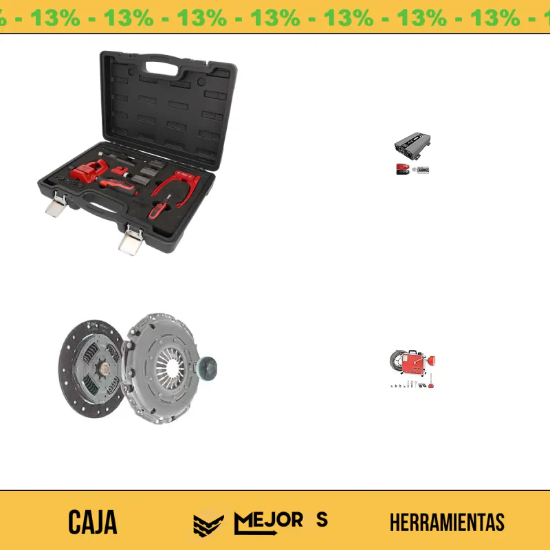 Caja de 36 Herramientas Sin Revisar