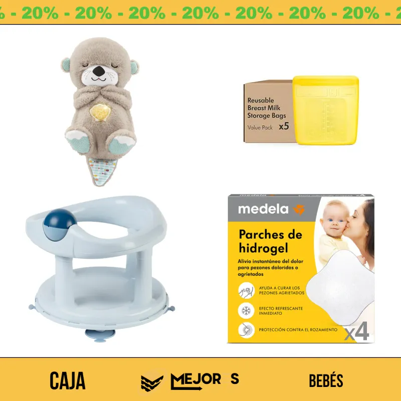Caja de 7 Artículos para Bebé Sin Revisar